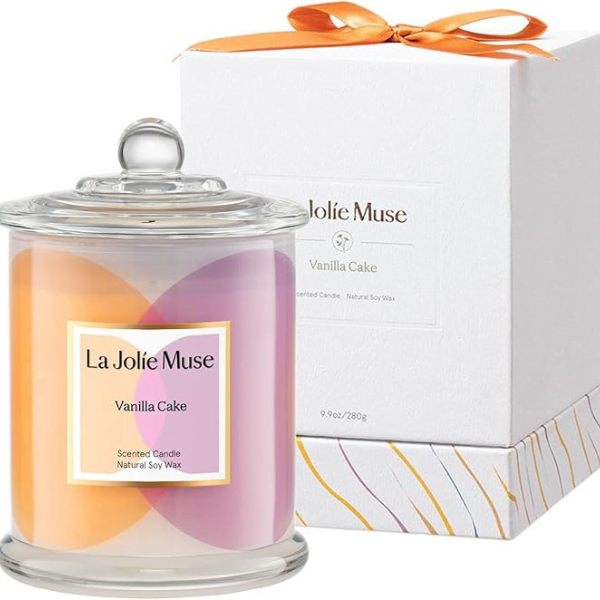 LA Jolie Muse Vanilla Cake Scented Candle